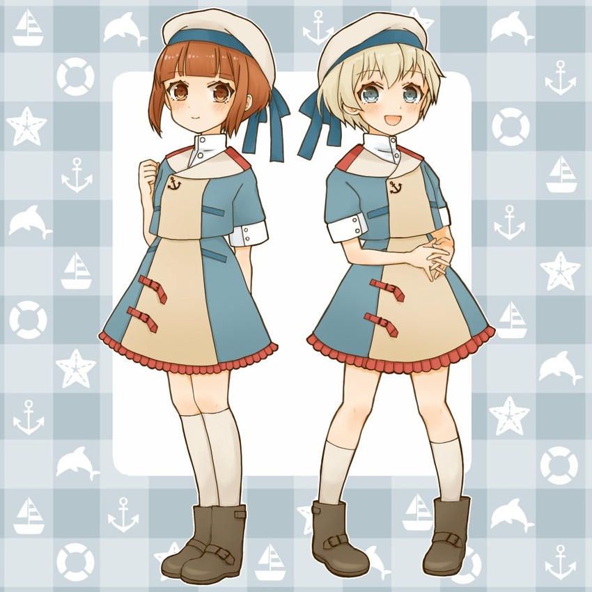 z1 leberecht maass and z3 max schultz (kantai collection) drawn by cocoperino