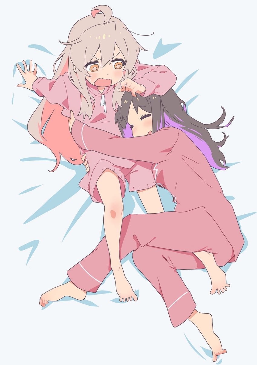 oyama mahiro and oyama mihari (onii-chan wa oshimai!) drawn by kicchi_(tmgk)