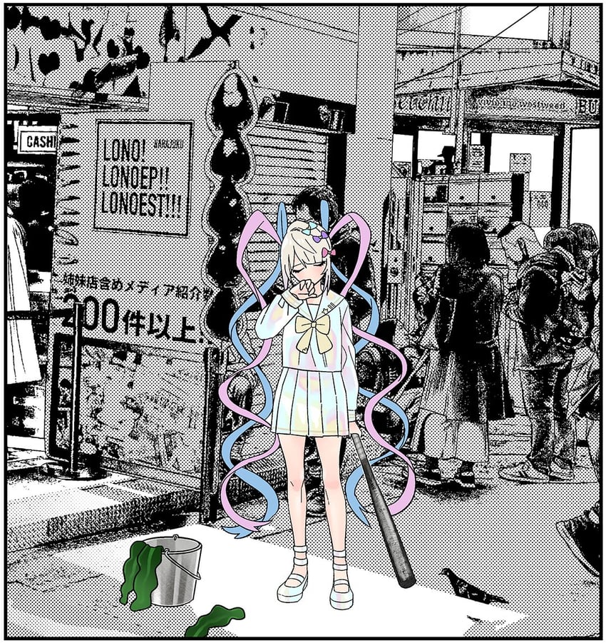 chouzetsusaikawa tenshi-chan (needy girl overdose) drawn by choborau_nyopomi