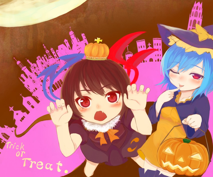tatara kogasa and houjuu nue (touhou) drawn by roteri_(roteri_69)