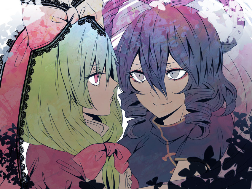 kagiyama hina and kaku seiga (touhou) drawn by shisei_(kyuushoku_banchou)