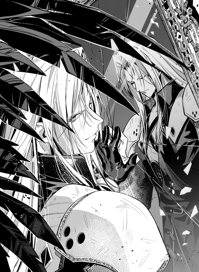 sephiroth (final fantasy and 2 more) drawn by yan_river