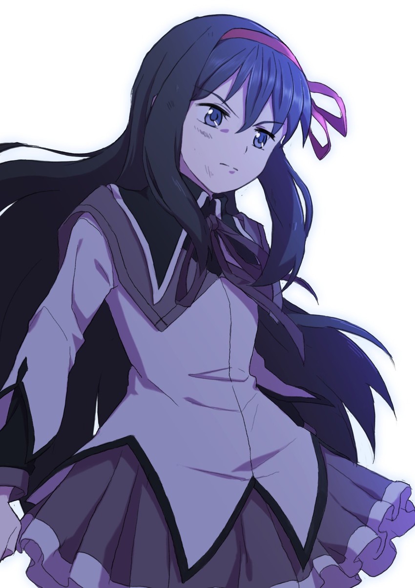 akemi homura (mahou shoujo madoka magica) drawn by rv_(gvdn7245)