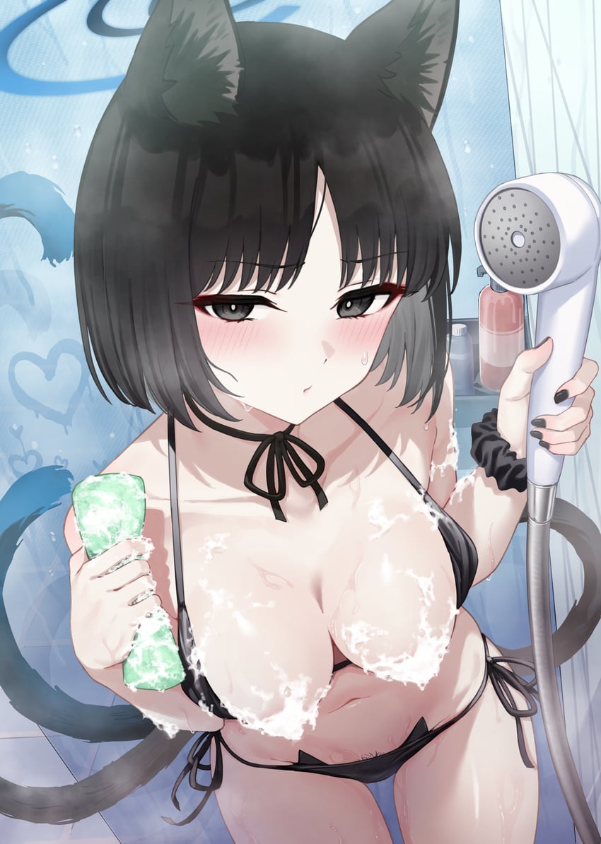 kikyou (blue archive and 1 more) drawn by pizza_(pizzania_company)