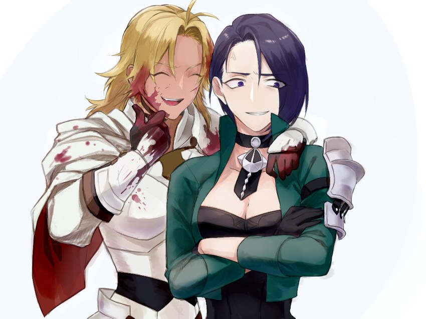 shamir nevrand and catherine (fire emblem and 1 more) drawn by konsuke0