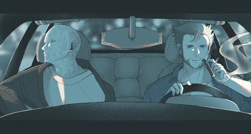 wolverine and deadpool (marvel and 4 more) drawn by doghooouse