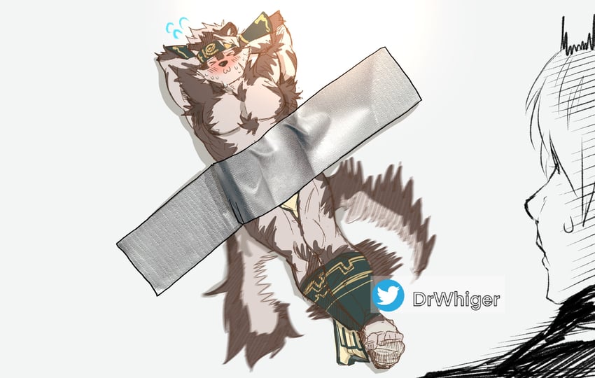 protagonist 4 and horkeu kamui (tokyo afterschool summoners and 1 more) drawn by dr_whiger