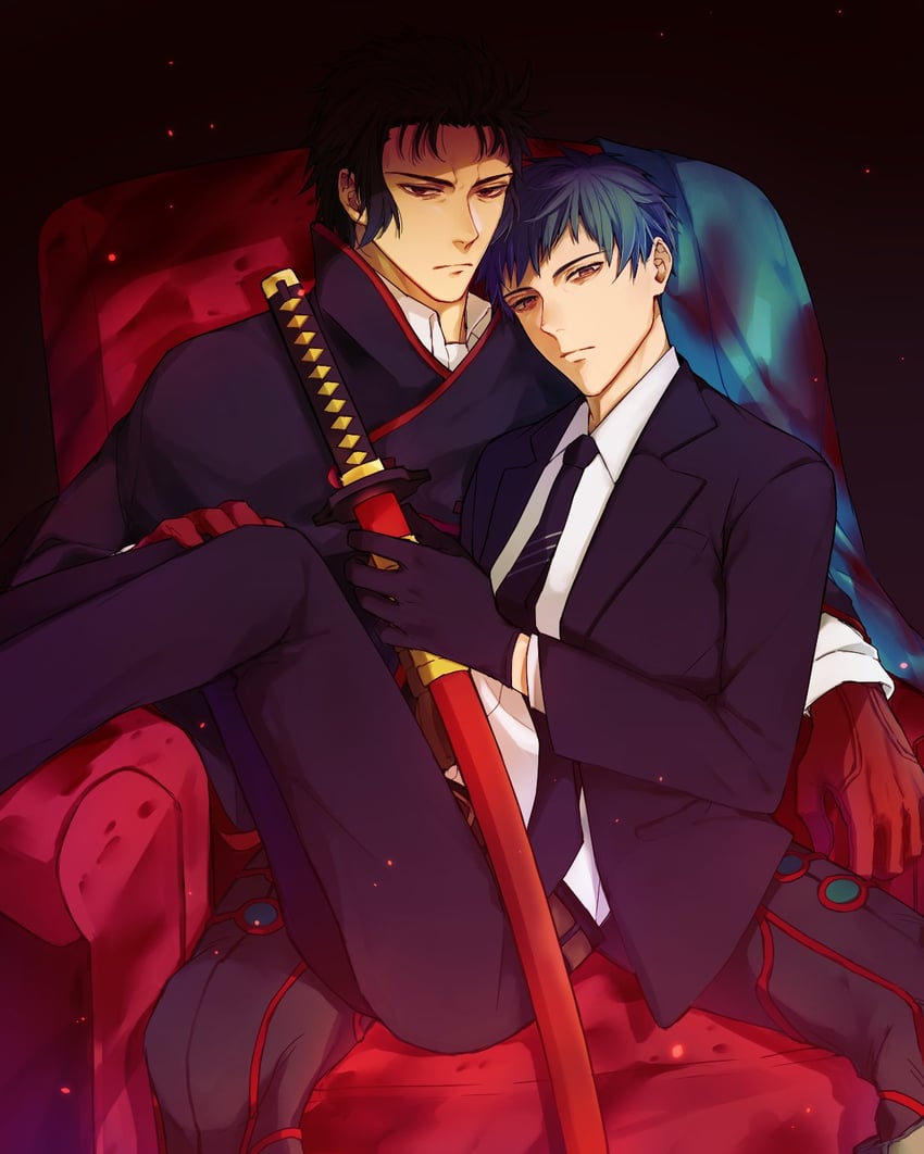 saitou hajime and hijikata toshizou (fate and 1 more) drawn by usa_18s_hico