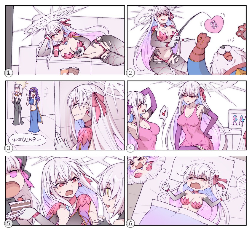 jack the ripper, sessyoin kiara, nursery rhyme, parvati, meme, and 2 more (fate and 2 more) drawn by waero