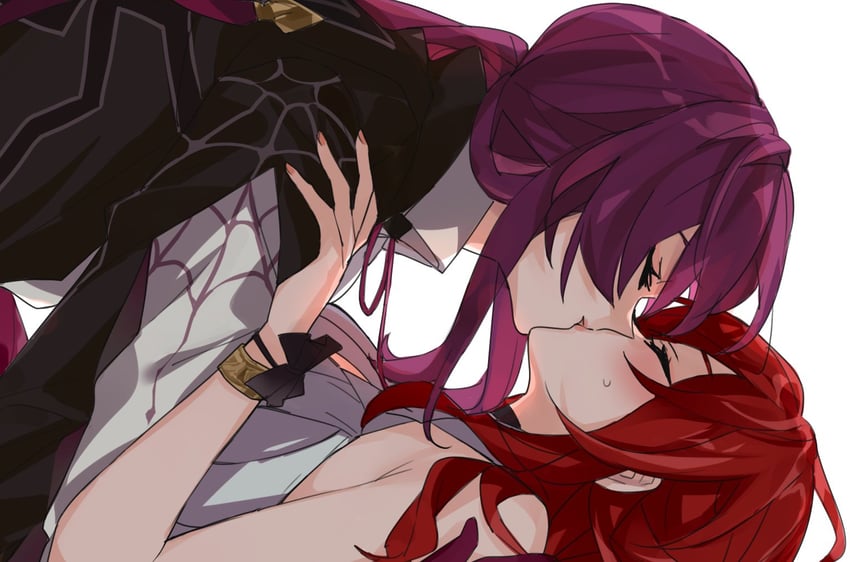 kafka and himeko (honkai and 1 more) drawn by rekka