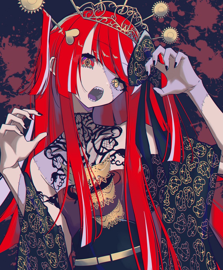 kureiji ollie (hololive and 1 more) drawn by hikap