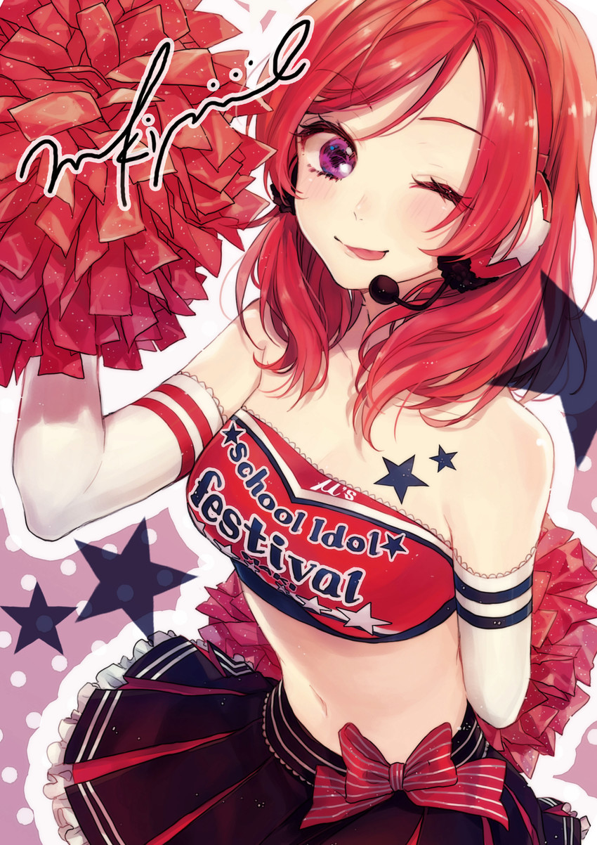 nishikino maki (love live! and 2 more) drawn by sudach_koppe