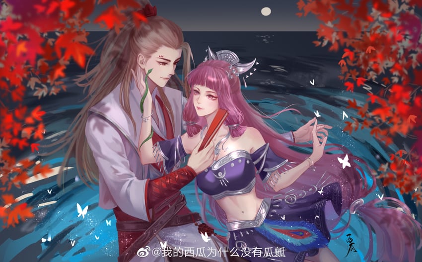 chi meng (hua jianghu zhi bei mo ting) drawn by wode_xigua_weishenme_meiyou_gua_rang