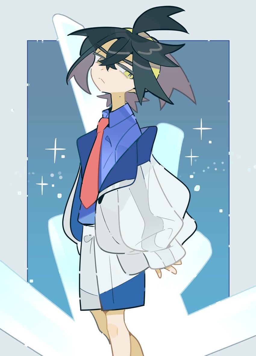 kieran (pokemon and 1 more) drawn by higuchi_megumi