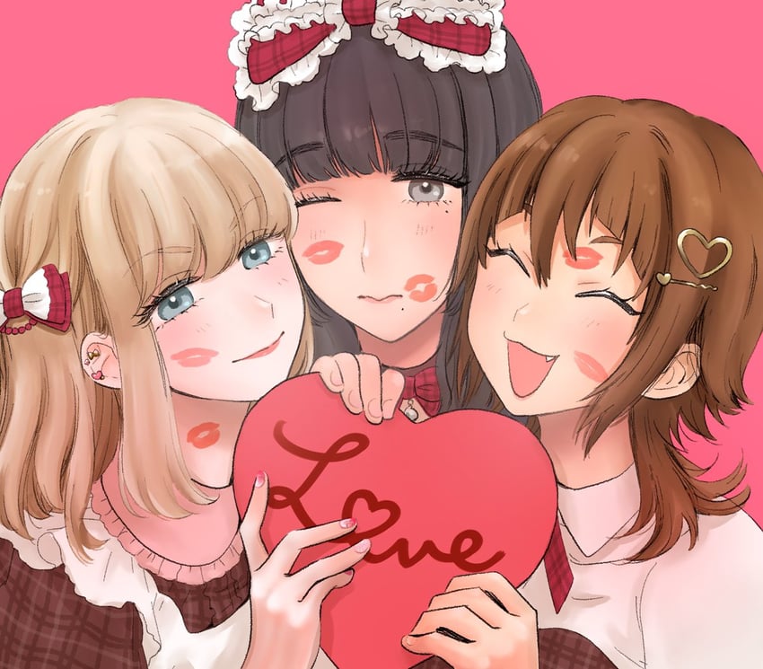 arisa, seira, and tomo (original) drawn by yuki_touko