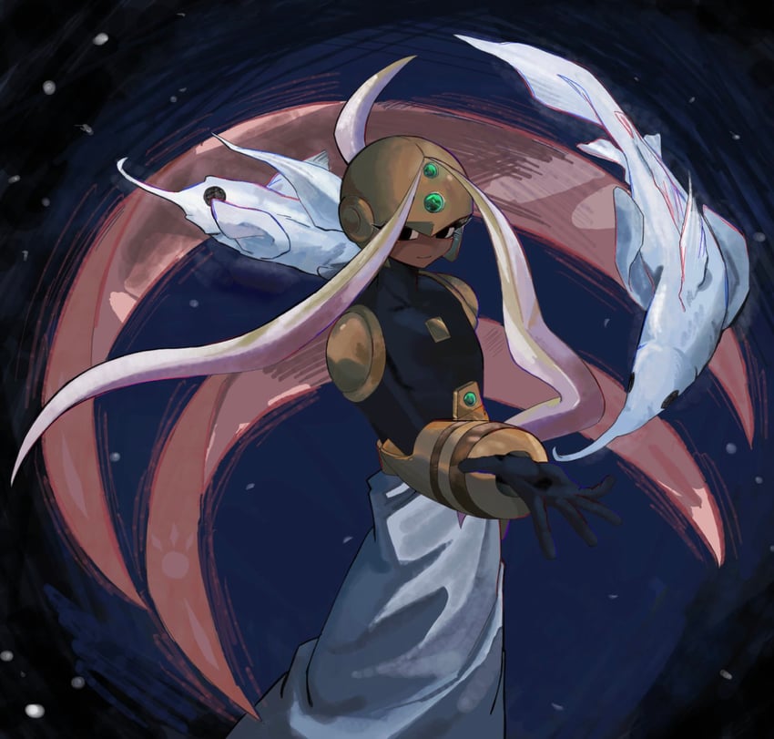 serenade (mega man and 1 more) drawn by nemui_uuuuuu