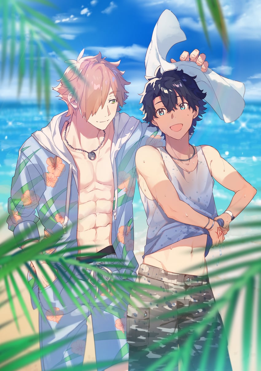 fujimaru ritsuka and robin hood (fate and 1 more) drawn by tuze111