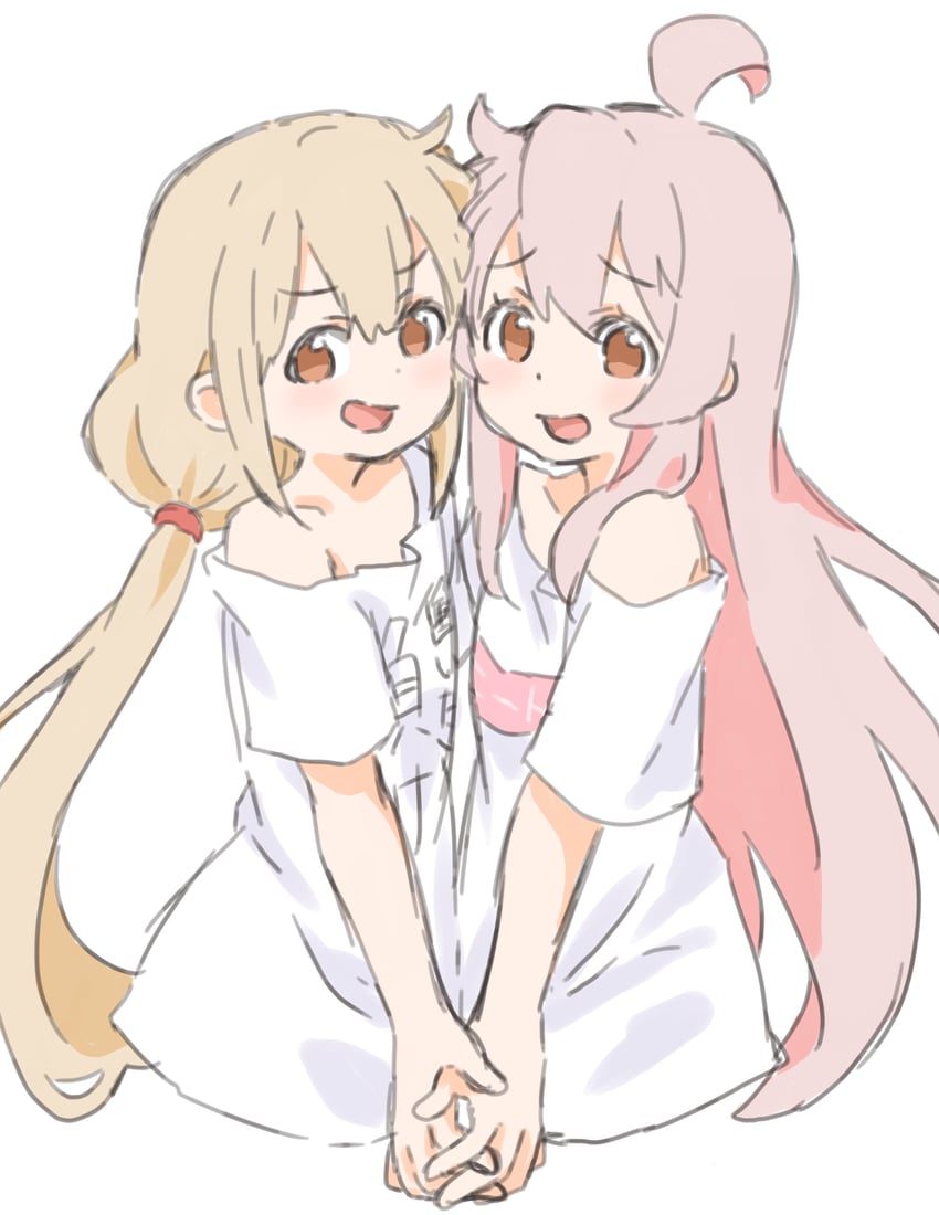 oyama mahiro and futaba anzu (idolmaster and 2 more) drawn by mayoineko