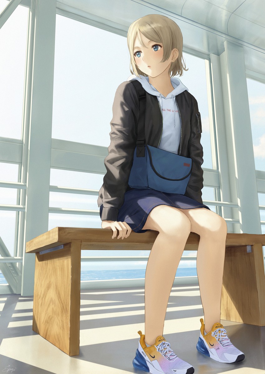 watanabe you (love live! and 1 more) drawn by papi_(papiron100)