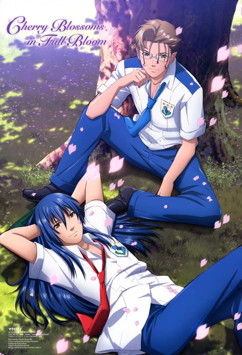 saotome alto and mikhail buran (macross and 1 more) drawn by mamezuka_takashi