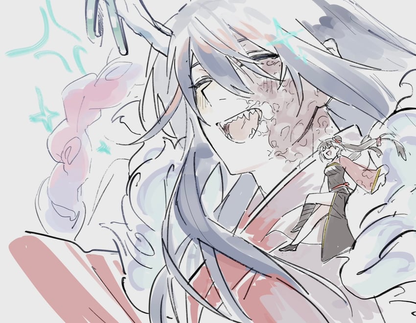 hong lu and jia xichun (project moon and 1 more) drawn by keisotu_kuruu