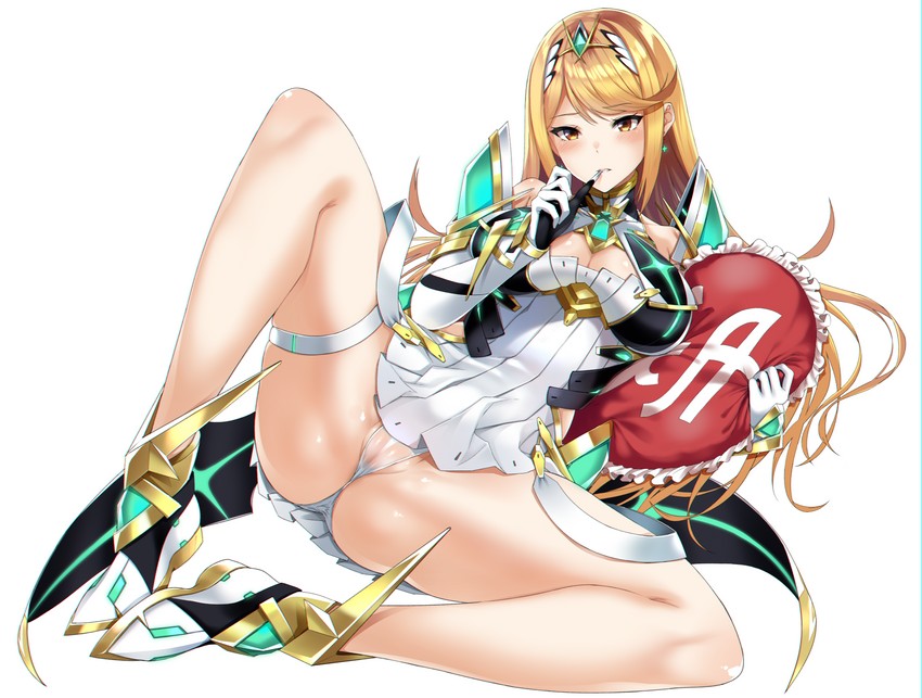 mythra (xenoblade chronicles and 1 more) drawn by yuuki_shin