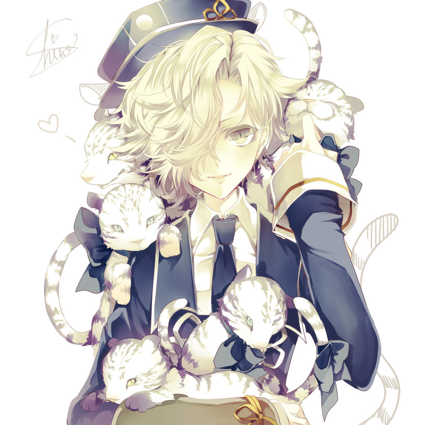 gokotai and gokotai's tigers (touken ranbu) drawn by shiro_(himawari)