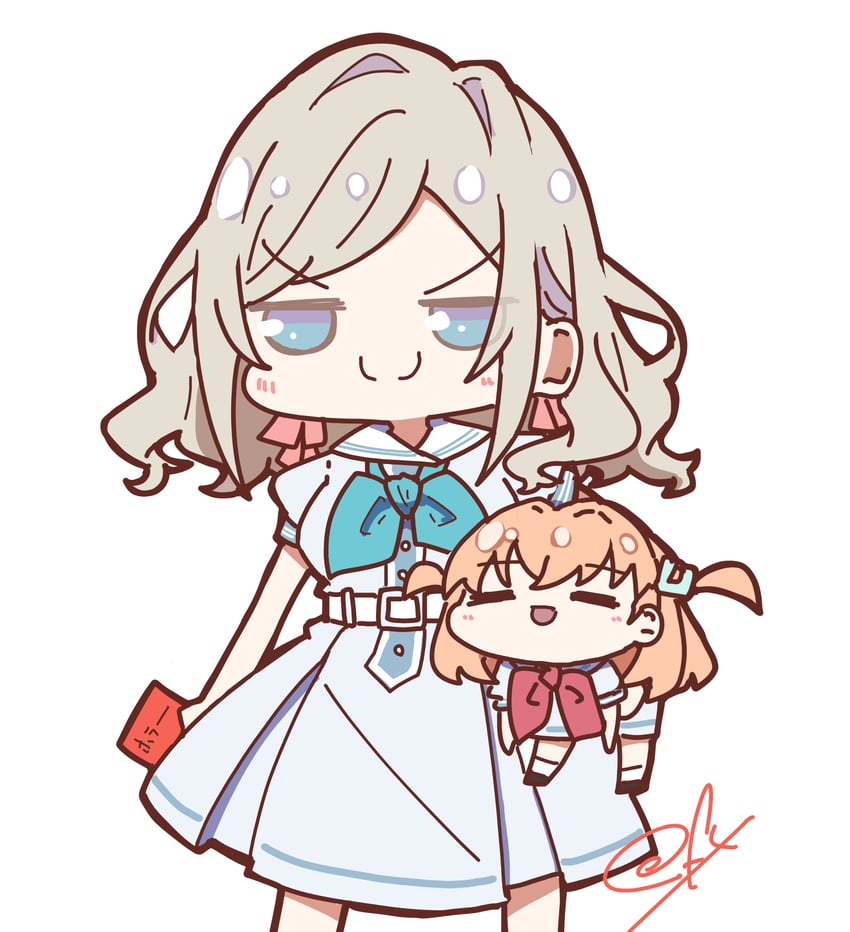 hinoshita kaho and ceras yanagida lilienfeld (love live! and 1 more) drawn by oofushi_ao