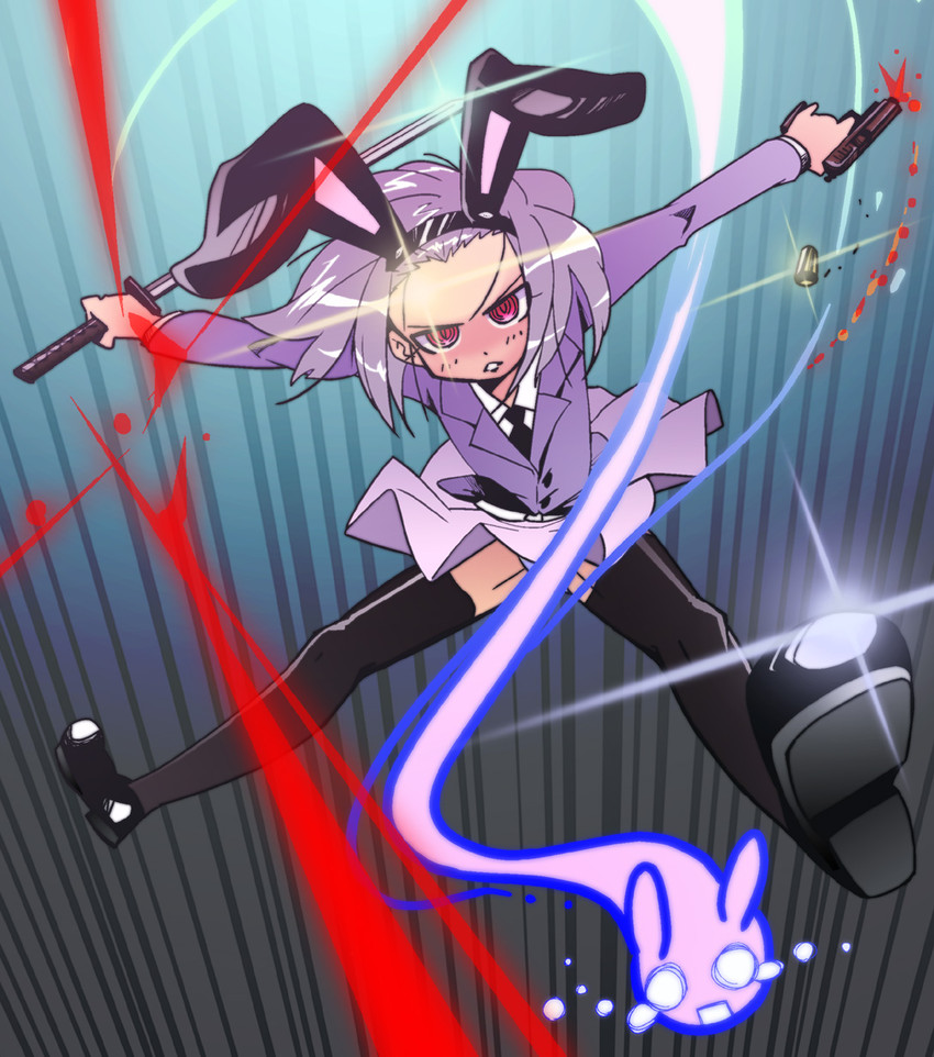 konpaku youmu, reisen udongein inaba, and umyonge (touhou) drawn by shokkin