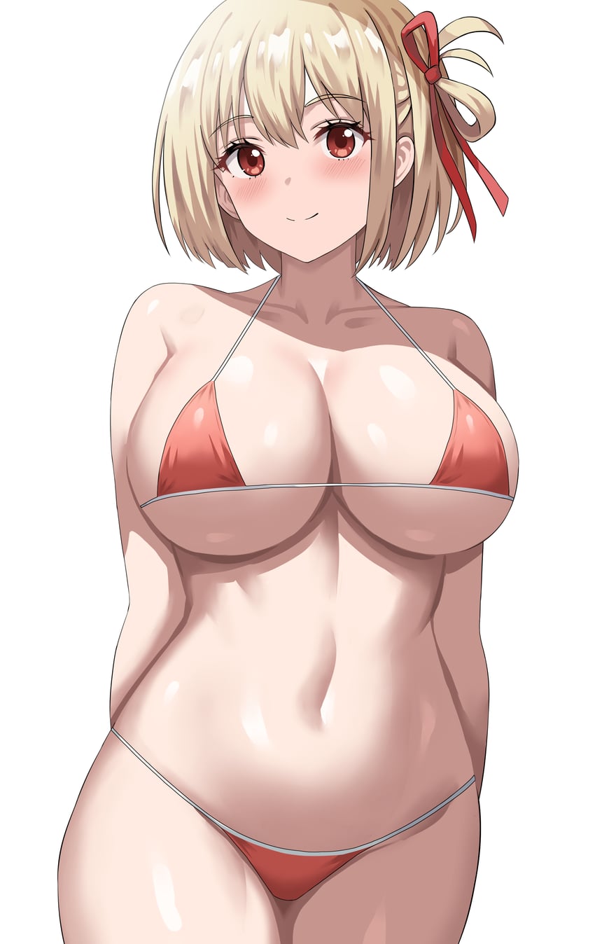 nishikigi chisato (lycoris recoil) drawn by jasony