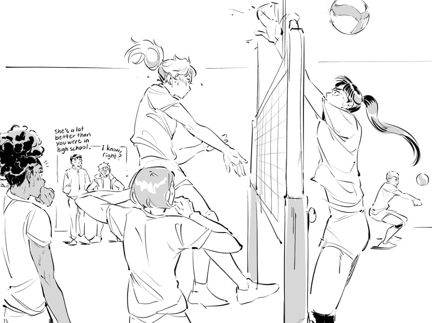 hinata shouyou, kageyama tobio, and hinata natsu (haikyuu!!) drawn by yanghinataboke