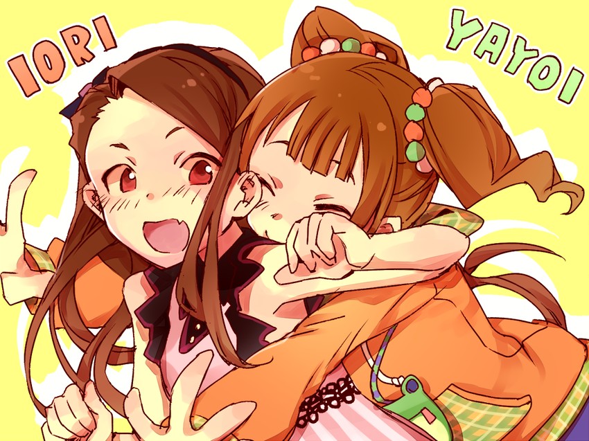 minase iori and takatsuki yayoi (idolmaster) drawn by arumaji_(kiss_kill_lila)