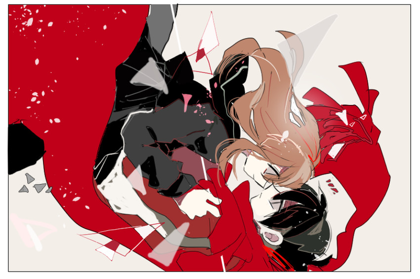 tateyama ayano and kisaragi shintarou (kagerou project) drawn by loveless07