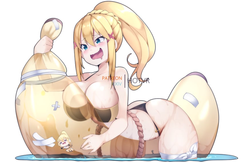 darkness (kono subarashii sekai ni shukufuku wo!) drawn by hot_vr