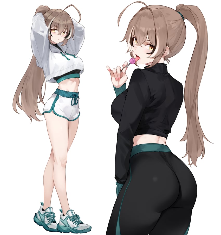 nanashi mumei (hololive and 1 more) drawn by bluefield