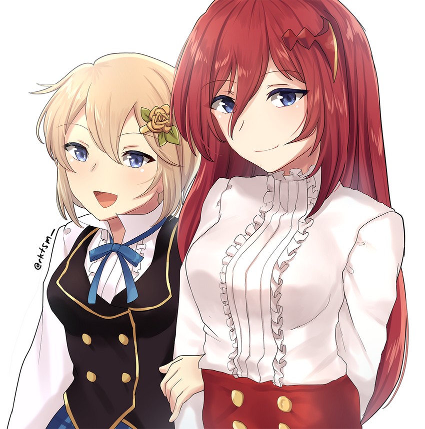 europa and godsworn alexiel (granblue fantasy) drawn by rktsm