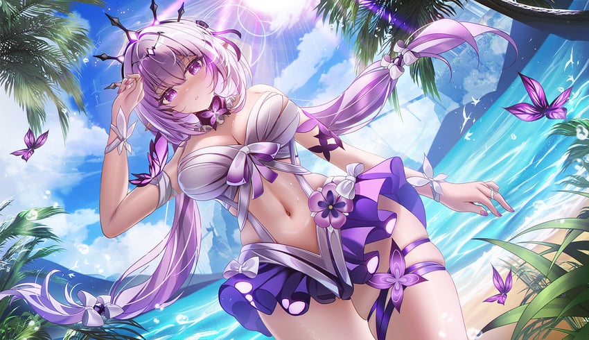 castorice (honkai and 1 more) drawn by ling_dianxia