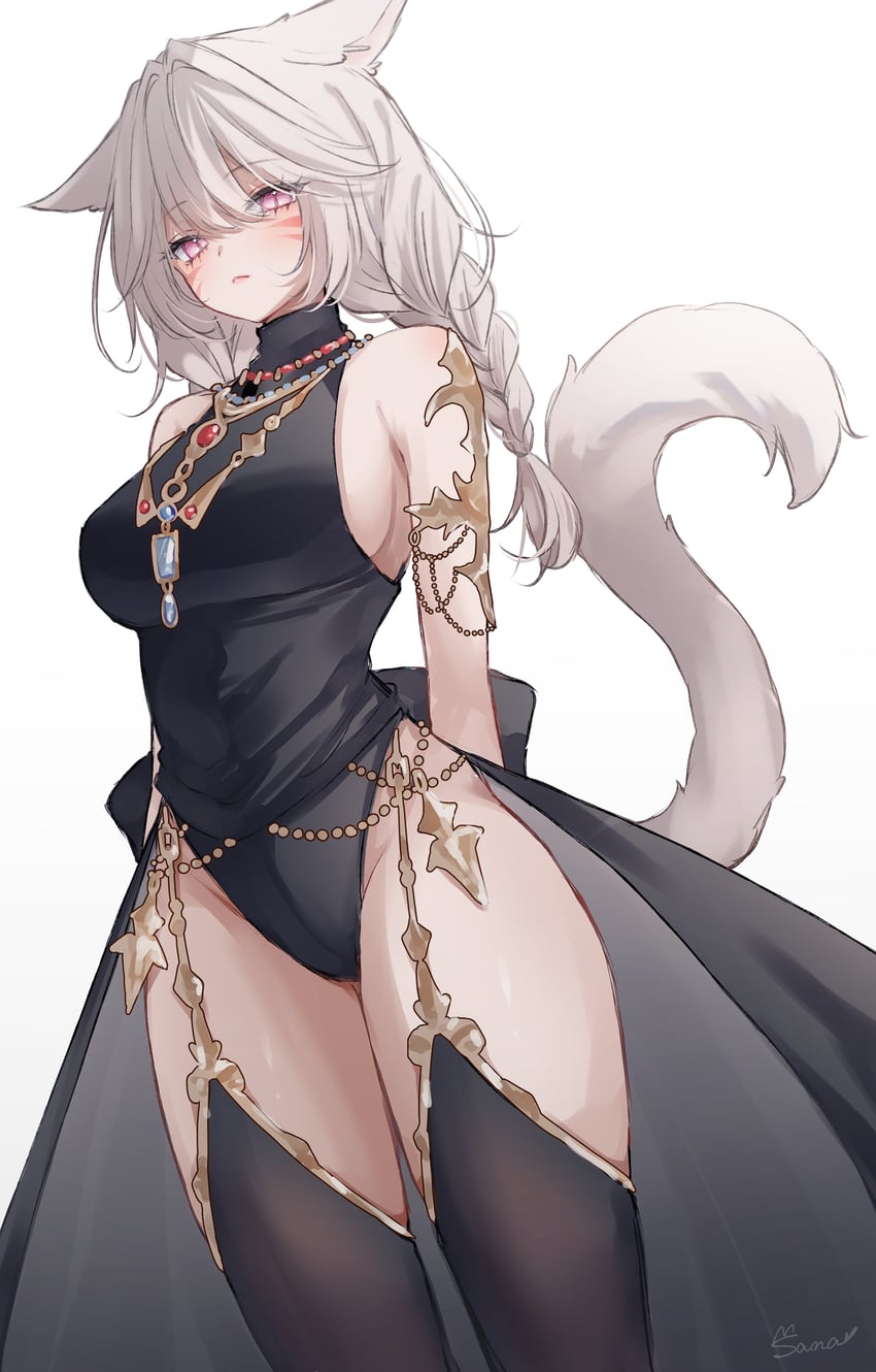 warrior of light and dancer (final fantasy and 1 more) drawn by sana_(sanamaru_0w0)