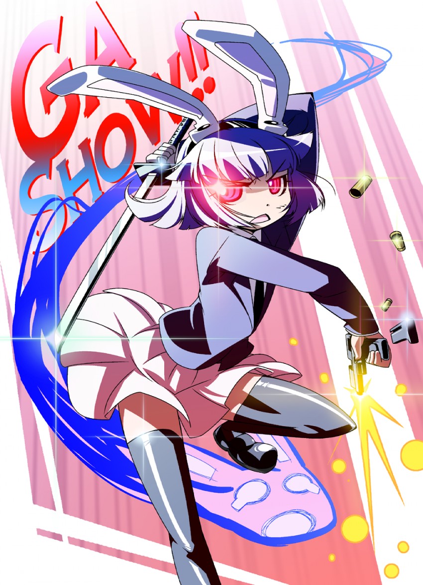 konpaku youmu, reisen udongein inaba, and umyonge (touhou) drawn by shokkin