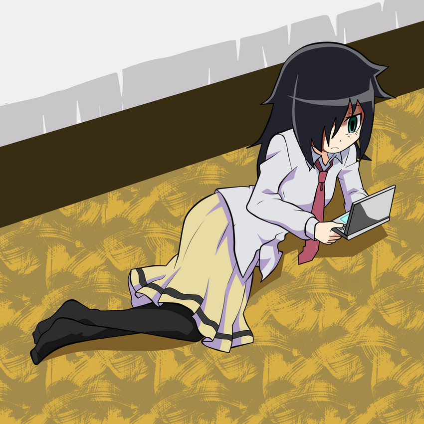 kuroki tomoko (watashi ga motenai no wa dou kangaetemo omaera ga warui!) drawn by umaibou_(windows17)