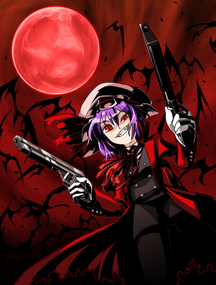 remilia scarlet and alucard (touhou and 1 more) drawn by shin_(nsb-s)