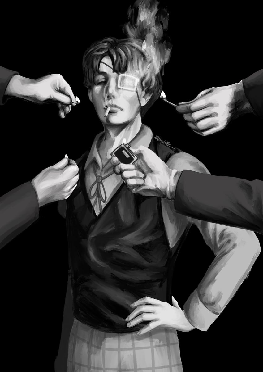 daan (fear & hunger and 1 more) drawn by rosengaldr