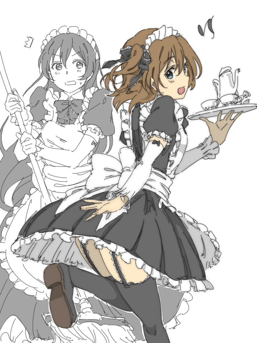 sonoda umi and kosaka honoka (love live! and 1 more) drawn by joint06