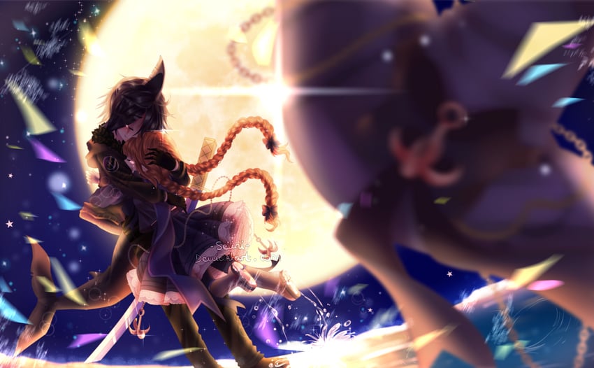 wadanohara and samekichi (funamusea and 1 more) drawn by seiini