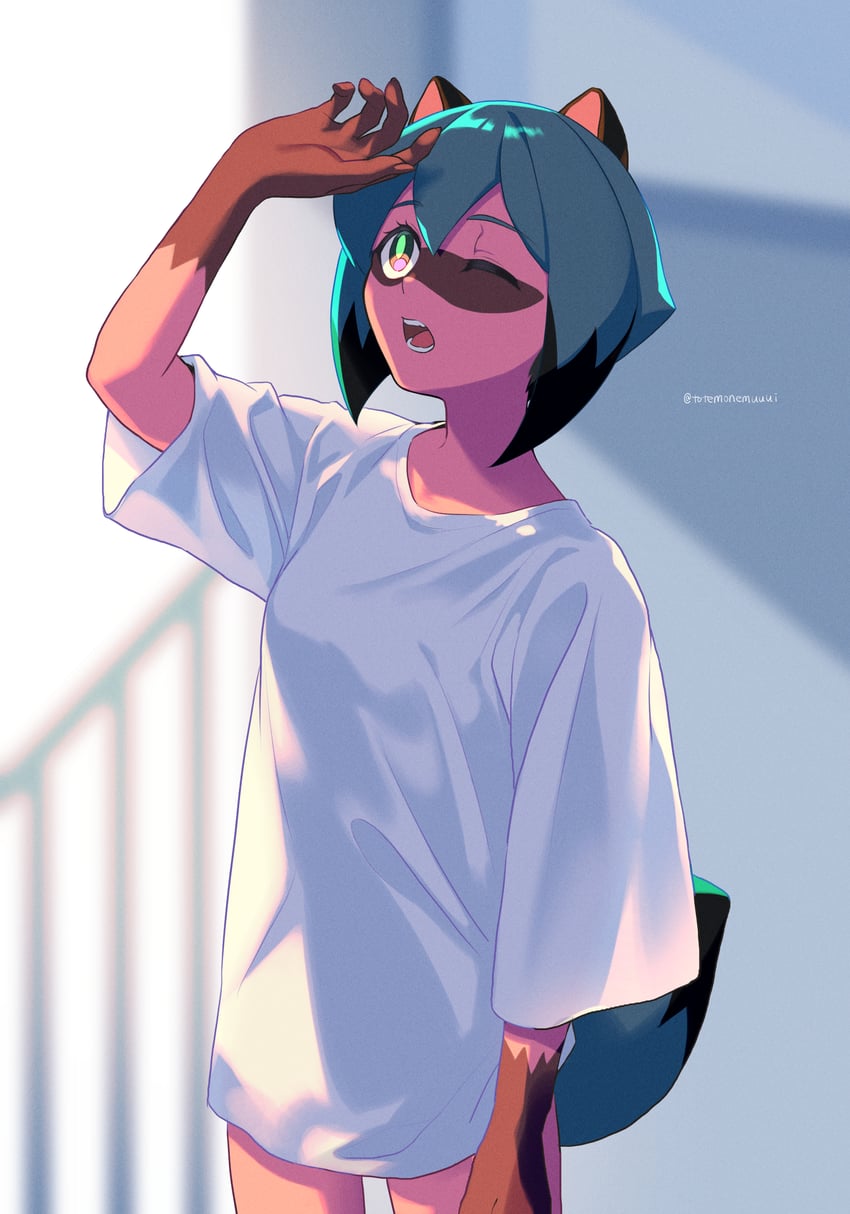 kagemori michiru (brand new animal) drawn by totemonemuuui