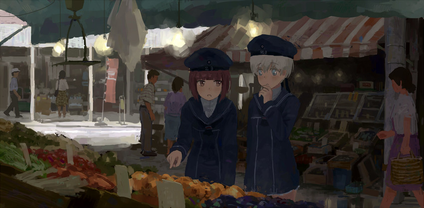 z1 leberecht maass and z3 max schultz (kantai collection) drawn by shijukara_(great_tit)