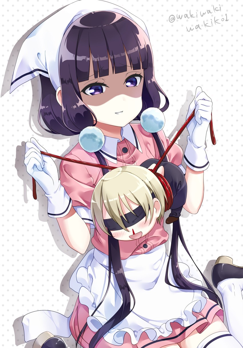 sakuranomiya maika and dino (blend s) drawn by neki_(wakiko)