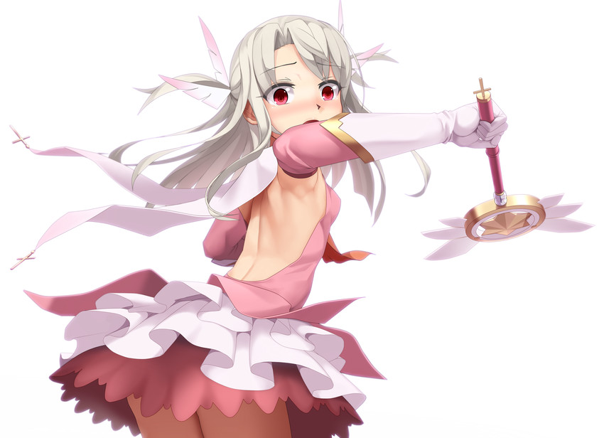 illyasviel von einzbern, prisma illya, and magical ruby (fate and 1 more) drawn by eto_(ikumika)