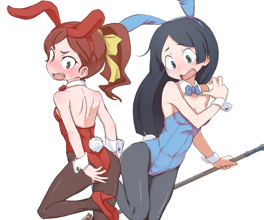 barbara parker and hanna england (little witch academia) drawn by akita_(20033203)
