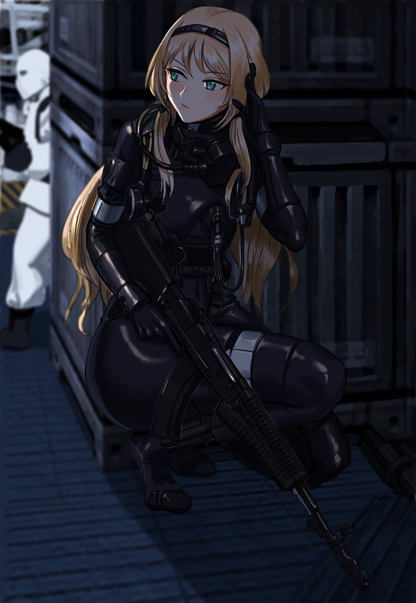 an-94 and genome soldier (girls' frontline and 2 more) drawn by nutro